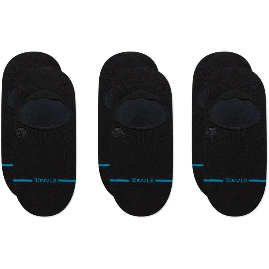 2026 Stance Unisex Icon No Show 3 Pack Socks A145A23ICO - Black